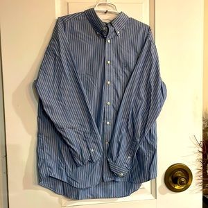 Nautical Men’s extra large wrinkle resistant dress shirt